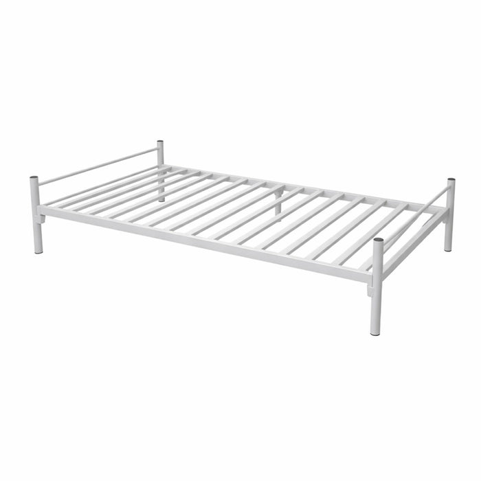 Base de Cama Metálica Single 1 plaza 200x90x46 Gris Airhouse
