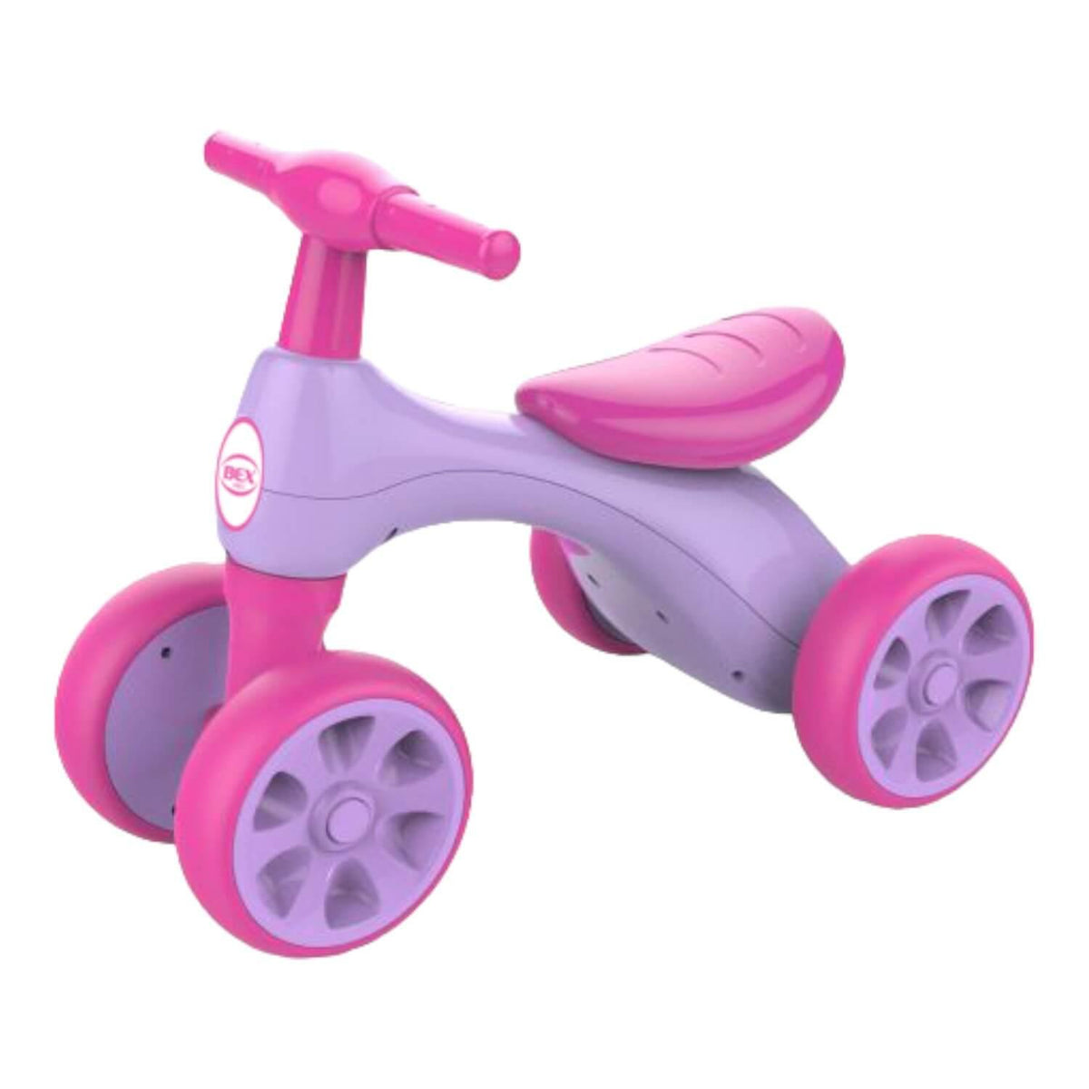 Triciclo Correpasillo Aprendizaje 4 ruedas Rosado Bex