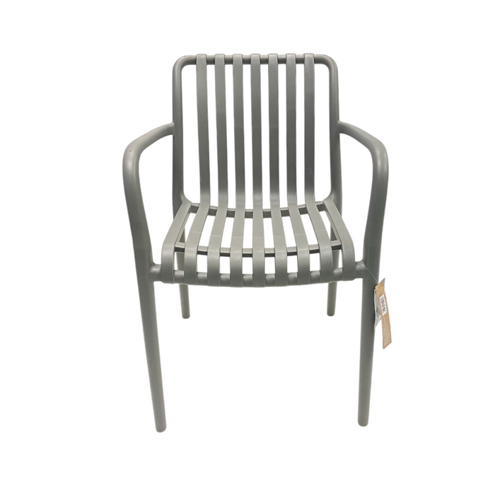Silla XL Plastico Resina Deco Bonn Gris Escandinavia