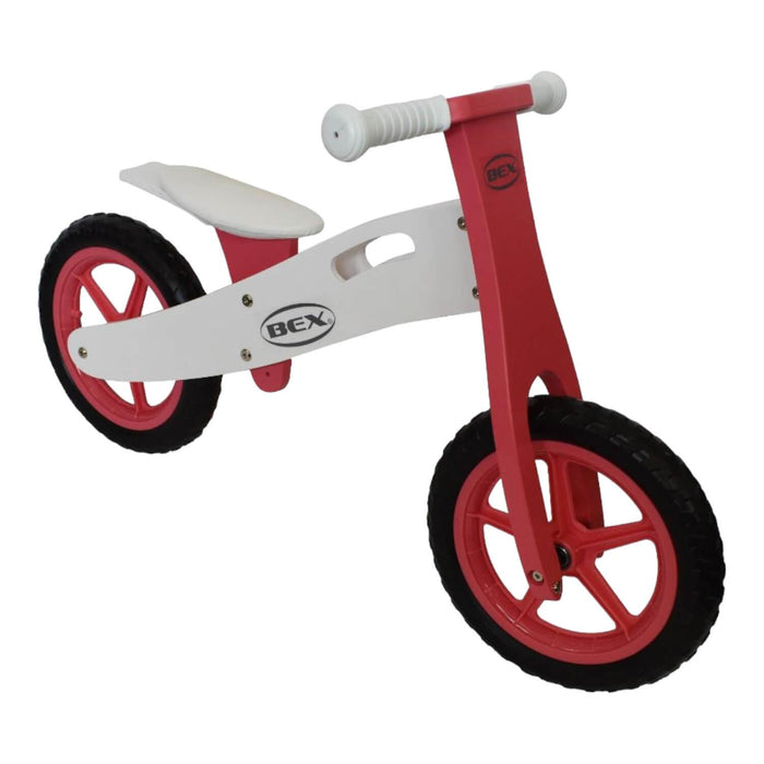 Bicicleta Madera Equilibrio Aprendizaje Sin Pedal Rosa Bex