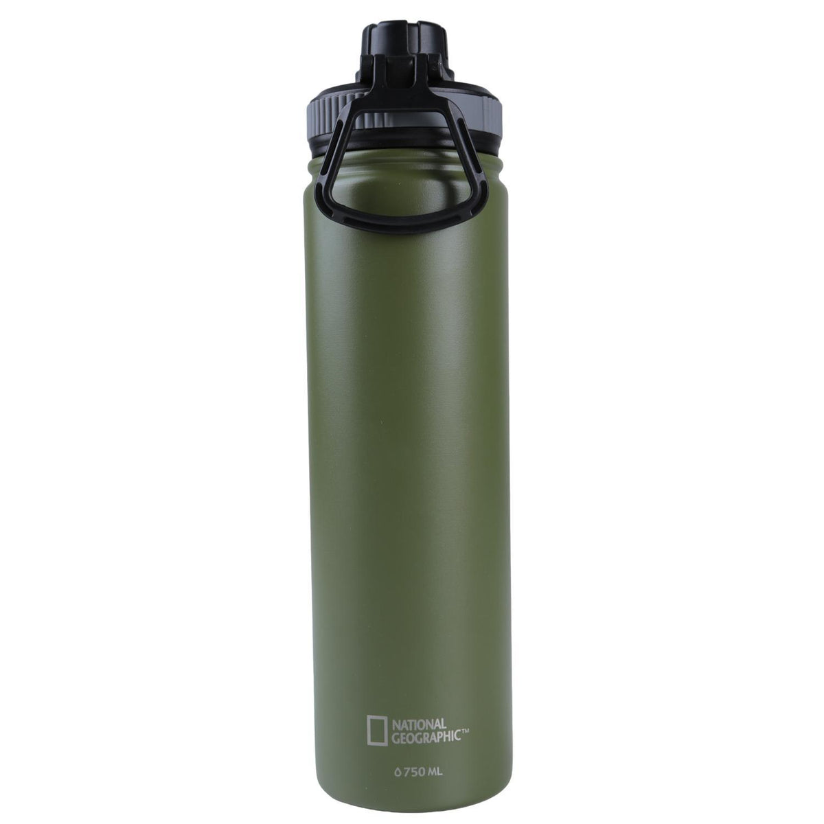 Botella Metálica Térmica Boca Angosta 750ml Verde Militar