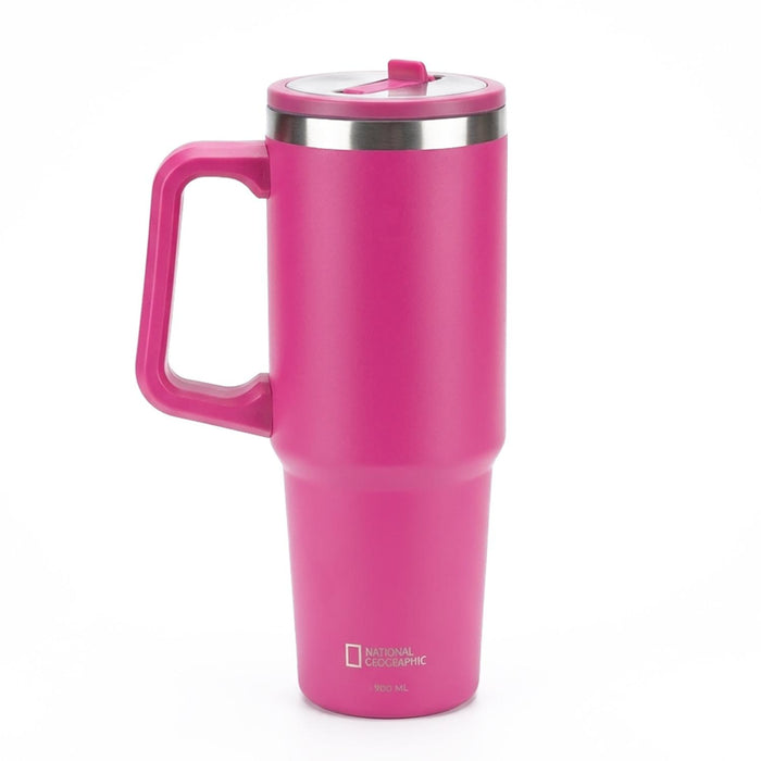 Botella Vaso Termico Mango 900ml Fucsia National Geographic