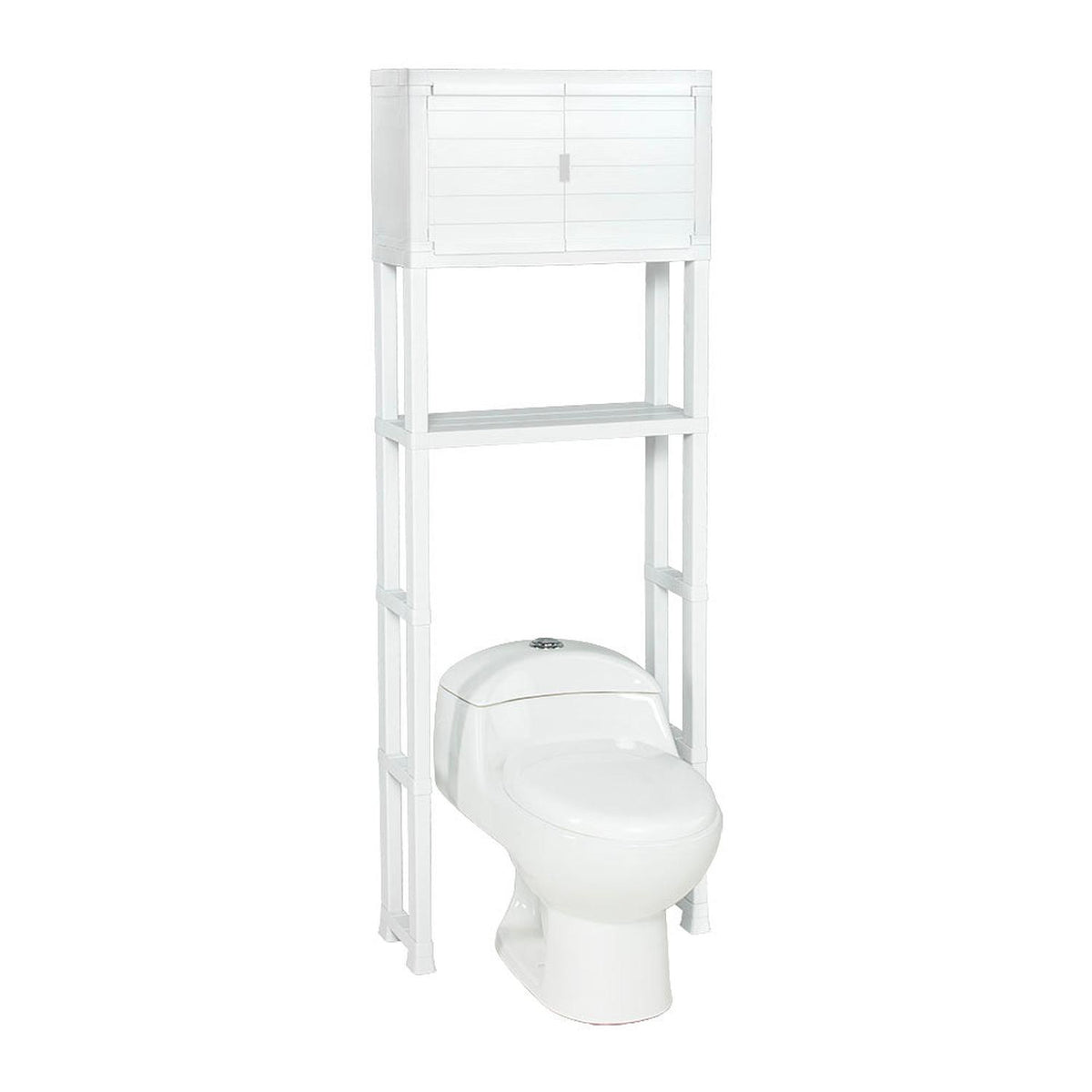 Estante Organizador Para Baño Blanco 61x25x171Cms Rimax