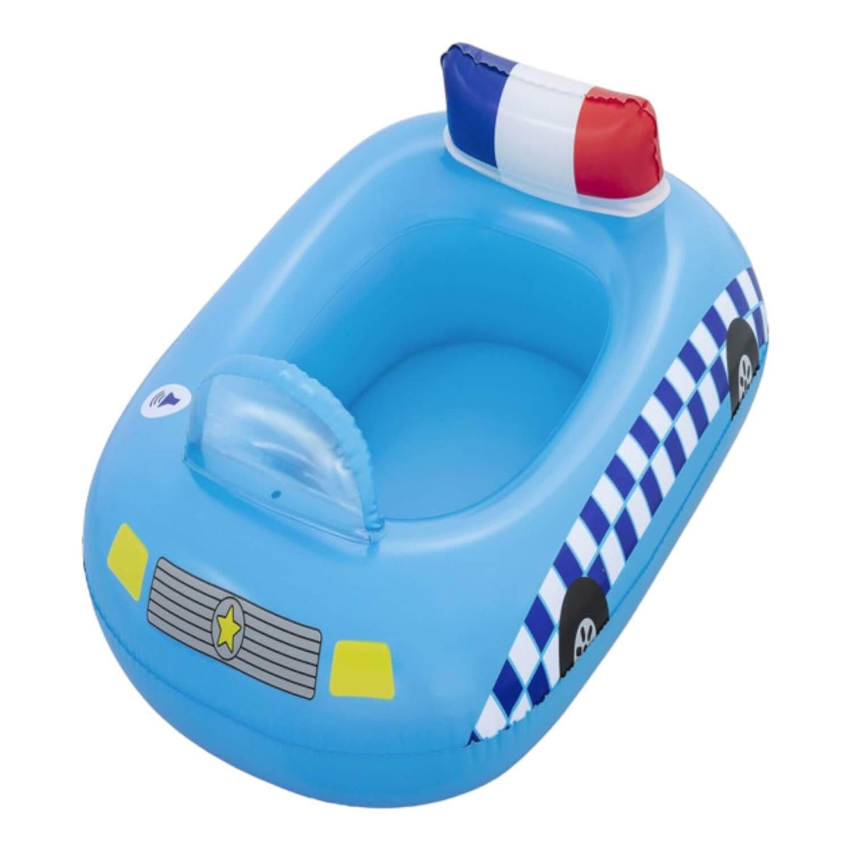 Bote Inflable Policia 104X60Cm para Niños 3-6 Años Bestway