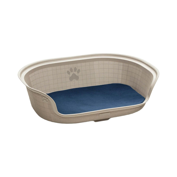 Cama Mascota Plástico Resistente con Cojín 77x54x23cm Rimax