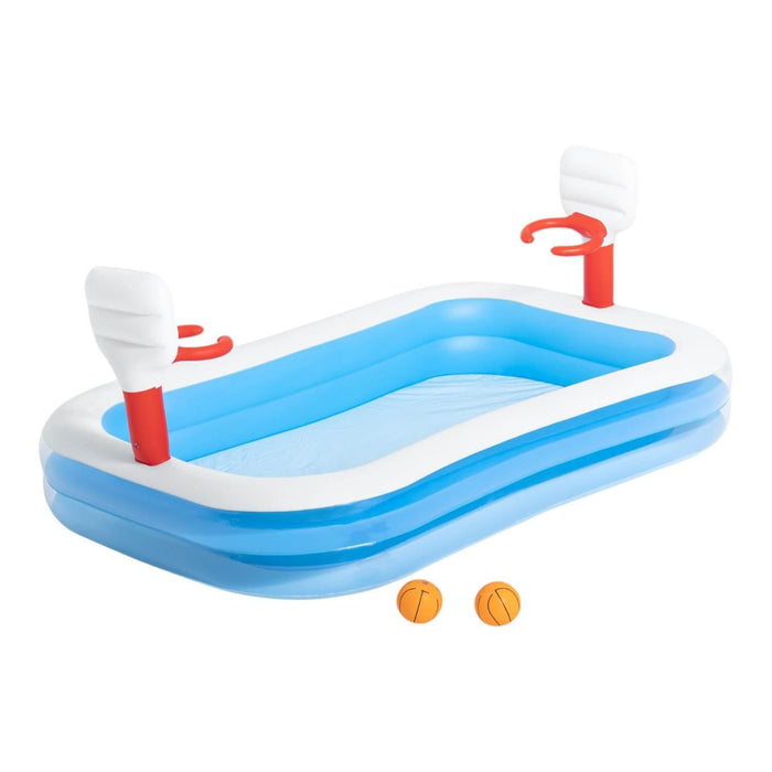 Piscina Inflable Bestway Basketball Con Pelota 251x168x102cm