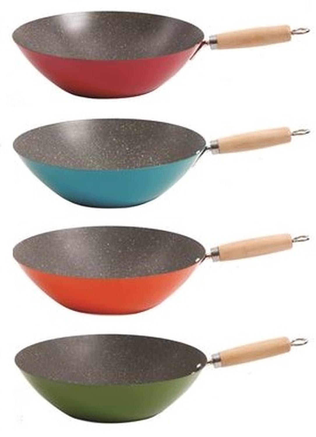 Oster Sartén Wok Acero Al Carbono Antiadherente 30cm