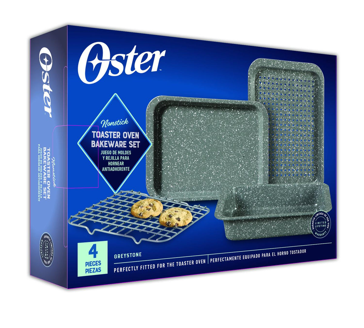 Set para Hornear Greystone 4 pcs Oster