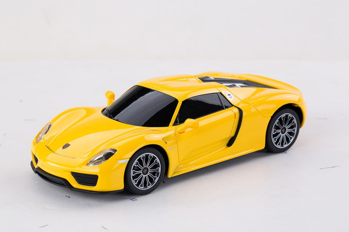 Auto Radiocontrolado Escala 1:24 Porsche Spyder Amarillo