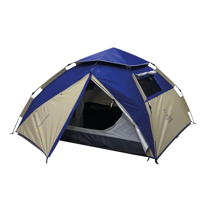 Carpa Camping Automatica 4 Pers. Fiordland Azul Nat Geo