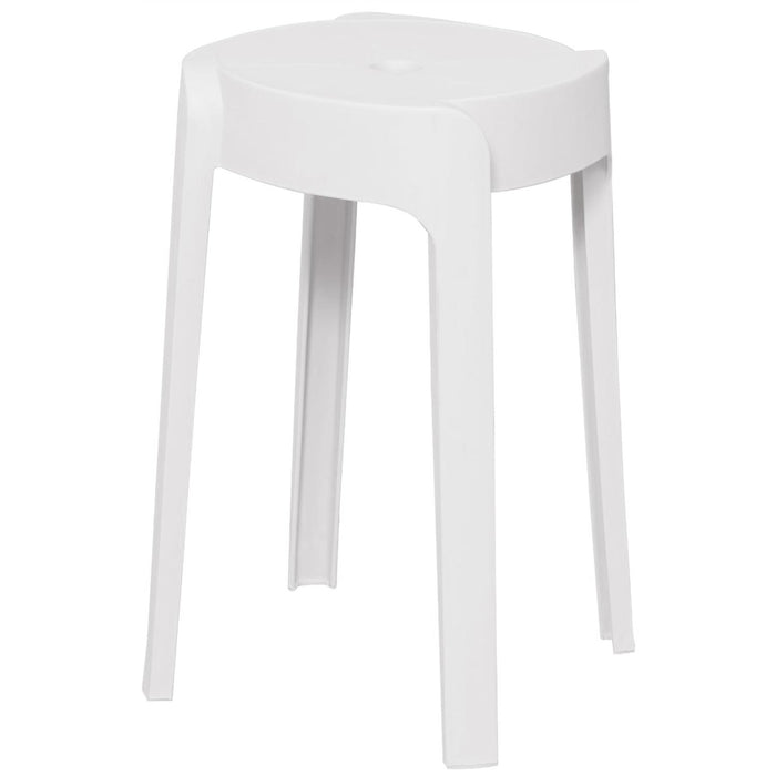 Piso Banco Apilable Deco Valencia Blanco Escandinavia 45 cm