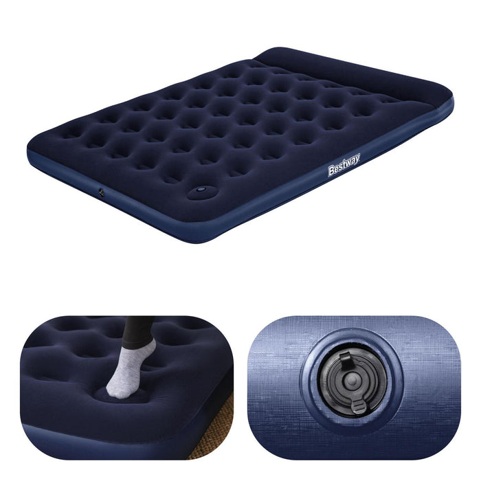Colchón Inflable Queen Inflador de Pie 203X152X28CM Bestway
