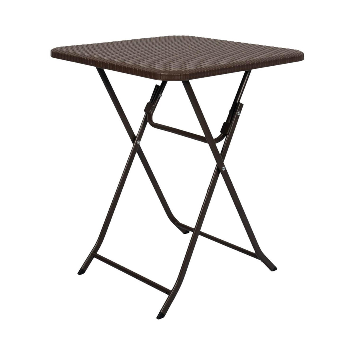 Mesa Plegable Cuadrada 60x74 Cms Rattan Northwest