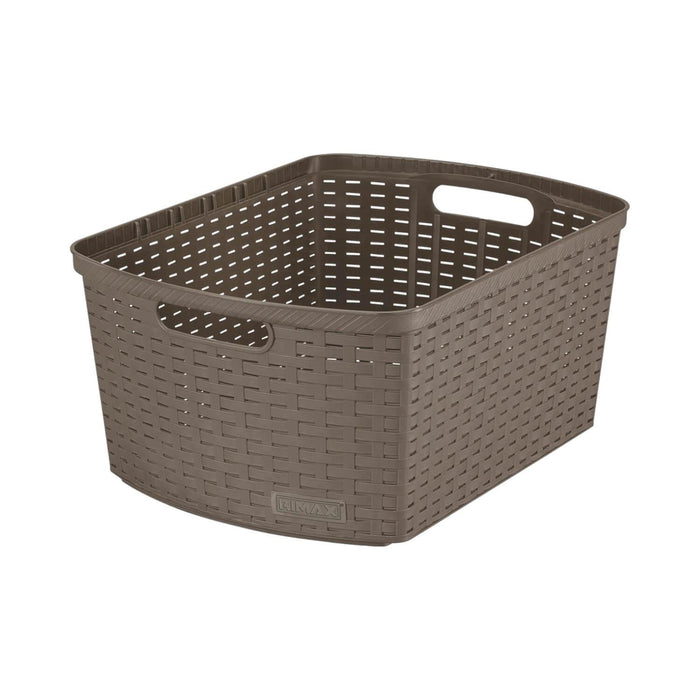 Canasta Shia Alta Mocca 39x28x17 cms Rimax