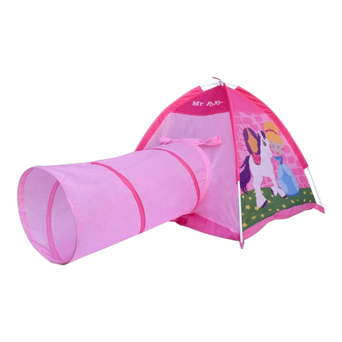 Tienda Carpa Tunel Rosada Niña 170X112X94Cm Gamepower