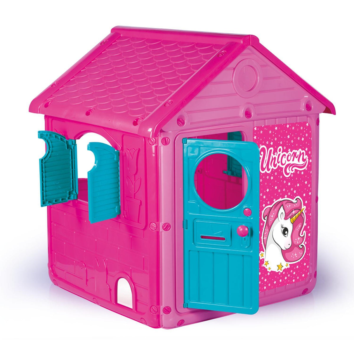Casa de juego rosada Unicornio 125 x 100 x 104 cm Dolu