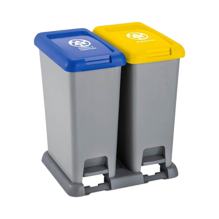 Basurero 20 L 2 Entradas Con Pedal 43x39x48.5 cms Rimax
