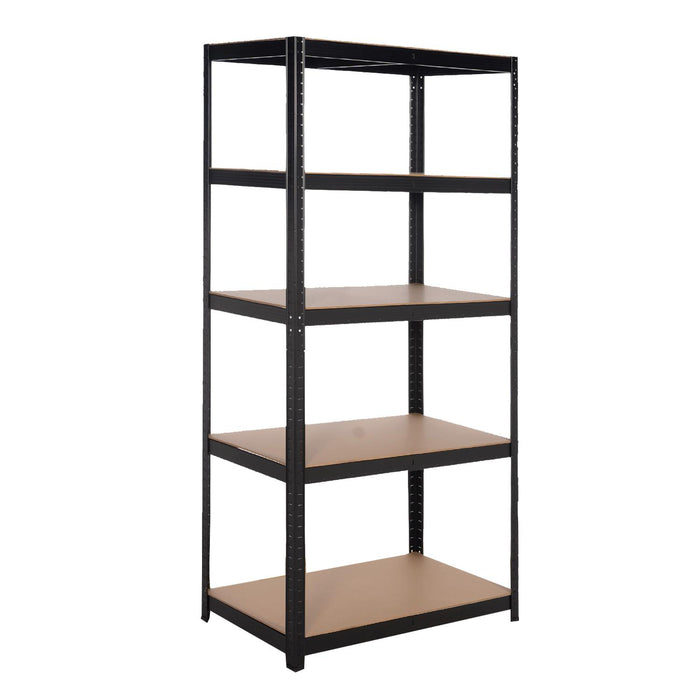 Estante Rack Acero 5 Niveles Negro 90x40x180cm Airhouse