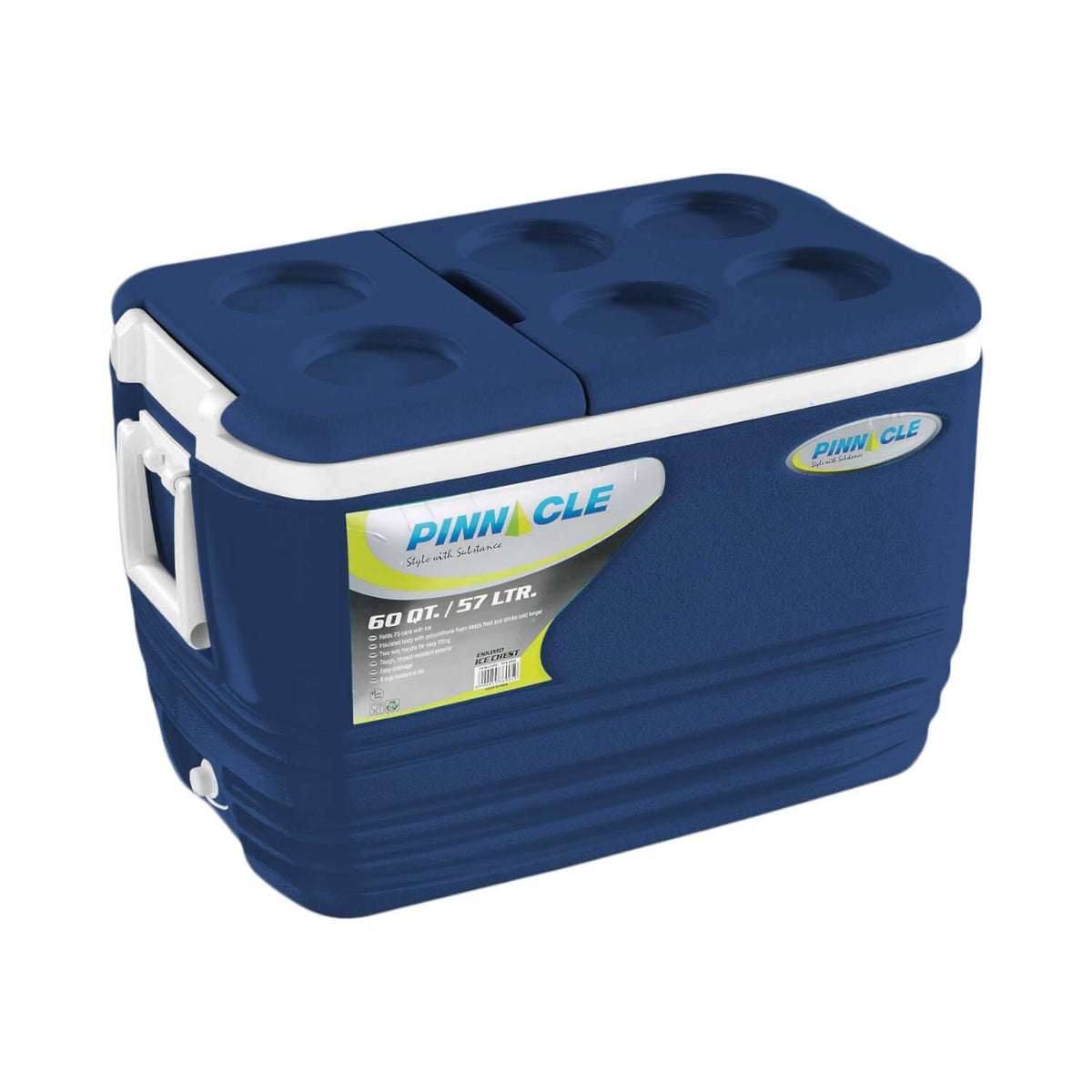 Cooler Eskimo 57 Litros Con Portavasos Pinnacle