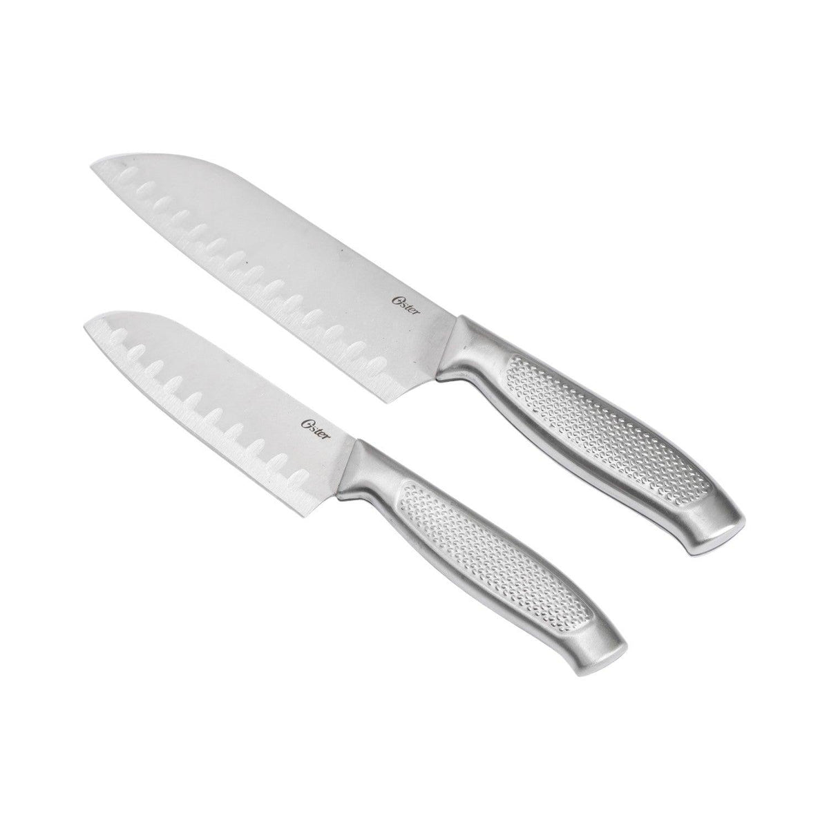 Set Cuchillos Santoku Acero Inoxidable Edgefield 2 Pcs Oster