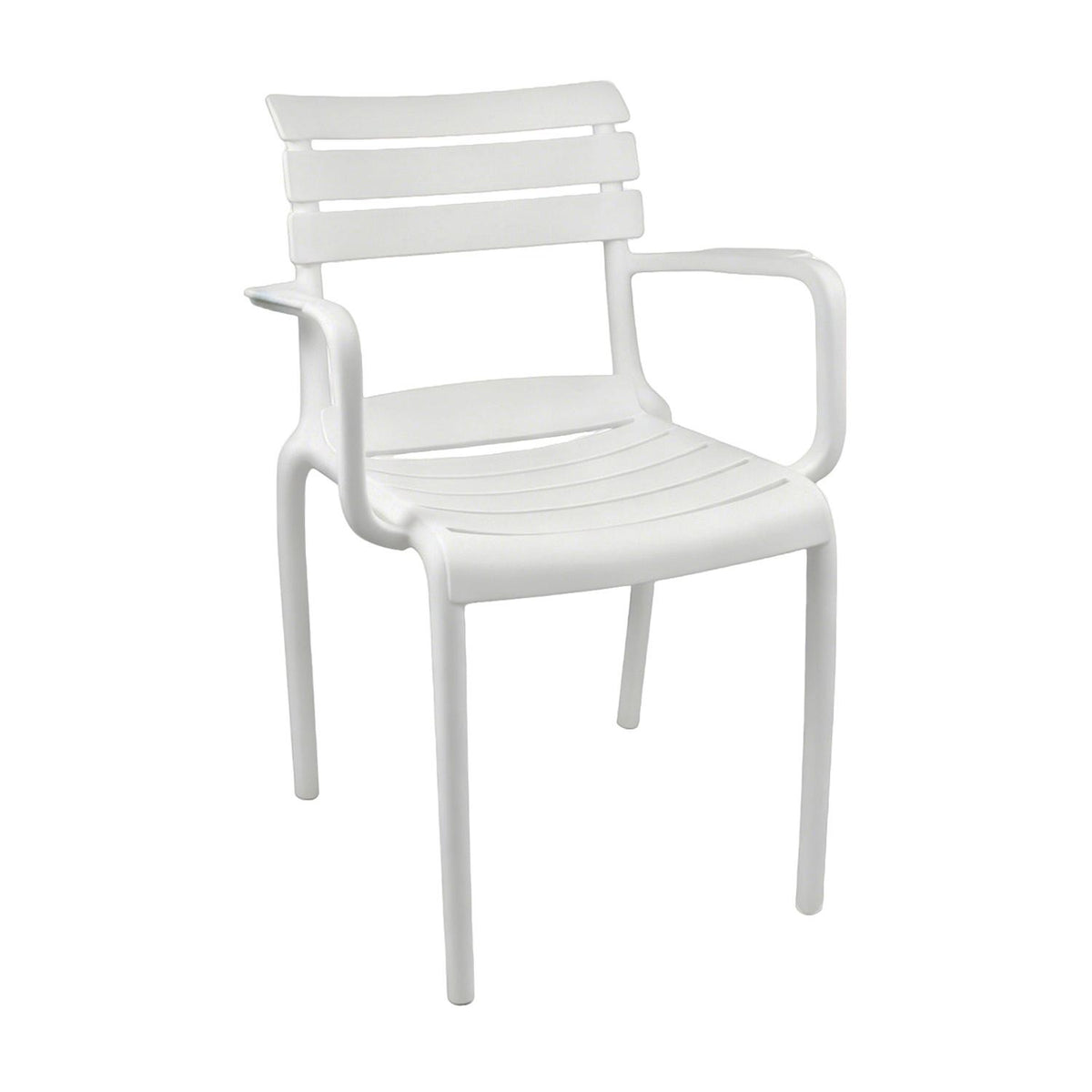 Silla Plástico Apilable Lofoten Blanca 82x56x58 Escandinavia