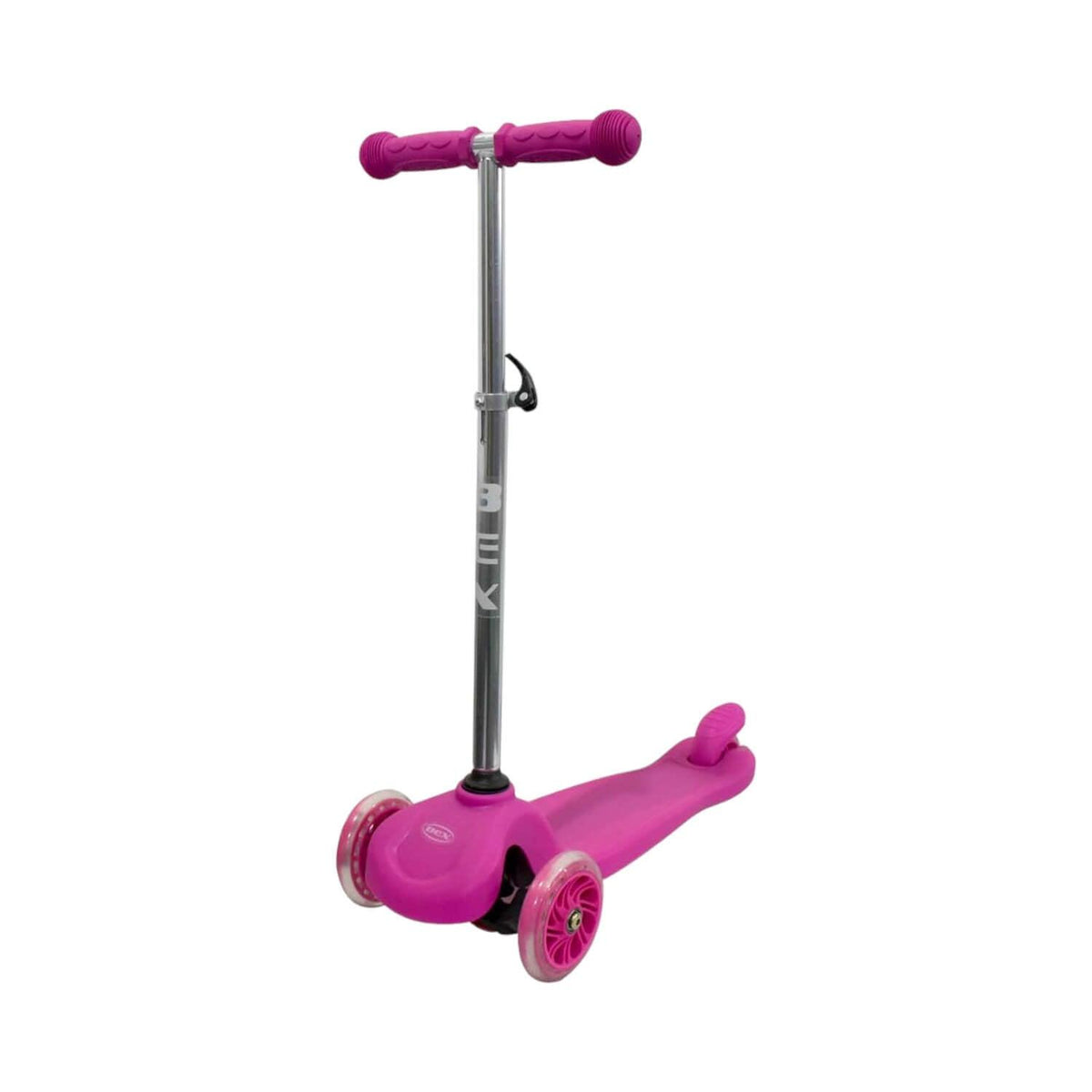 Scooter Monopatin Niño 3 Ruedas Ajustable 50-70Cms Rosa Bex