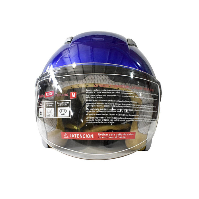 Casco Full Face Bx529 Talla L Color Deep Blue Certificado ECE