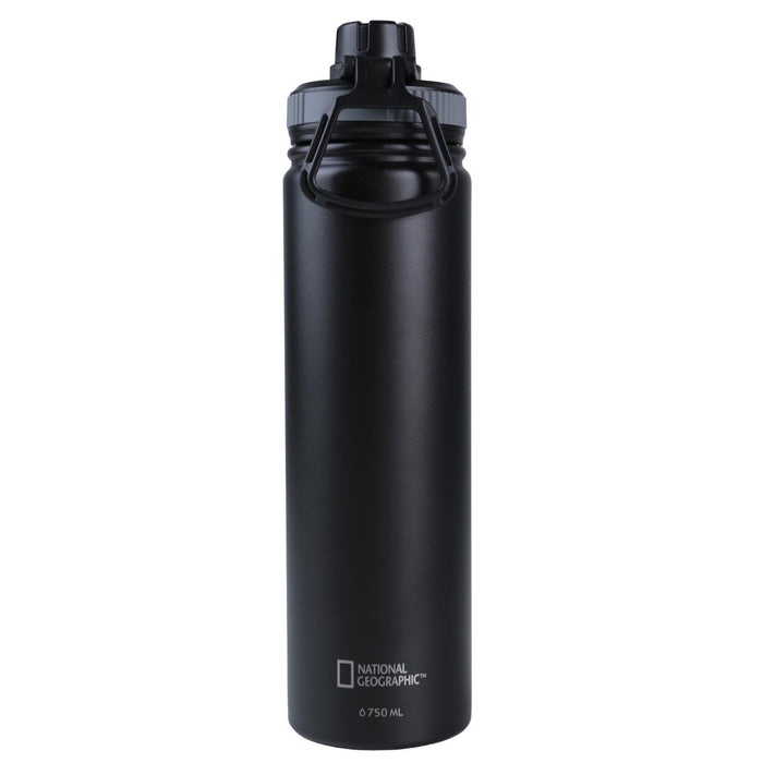 Botella Metálica Térmica Boca Angosta 750ml Negro