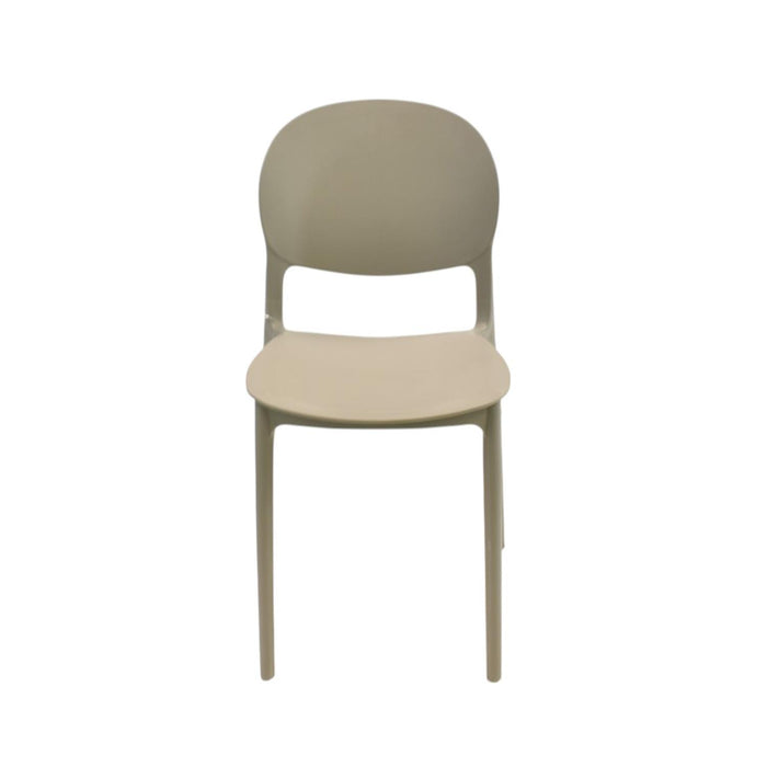 Silla Plástico Apilable Deco Sevilla Gris Escandinavia