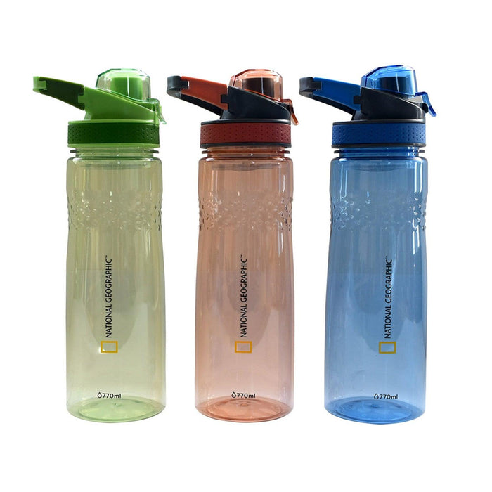 Botella Agua Plastica Outdoor 770ML National Geographic