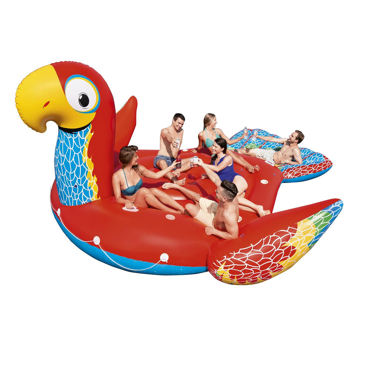Flotador Gigante Guacamayo 500X327Cm Bestway