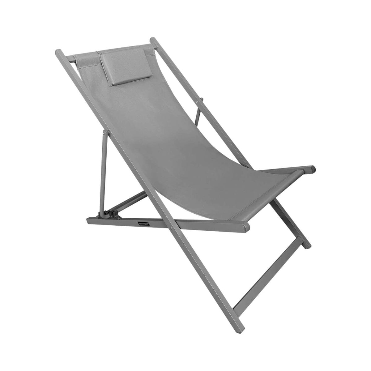 Silla Reposera Playa Piscina Plegable New Port Gris Northwest