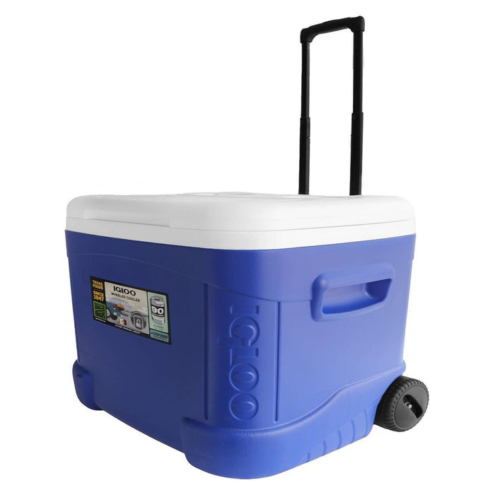 Cooler Ice Cube Con Ruedas 56L Azul 50x47x52 Cms Igloo