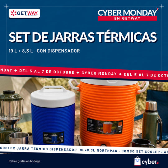 Combo Set Cooler Jarra Térmico Dispensador 19L+8.3L NorthPak