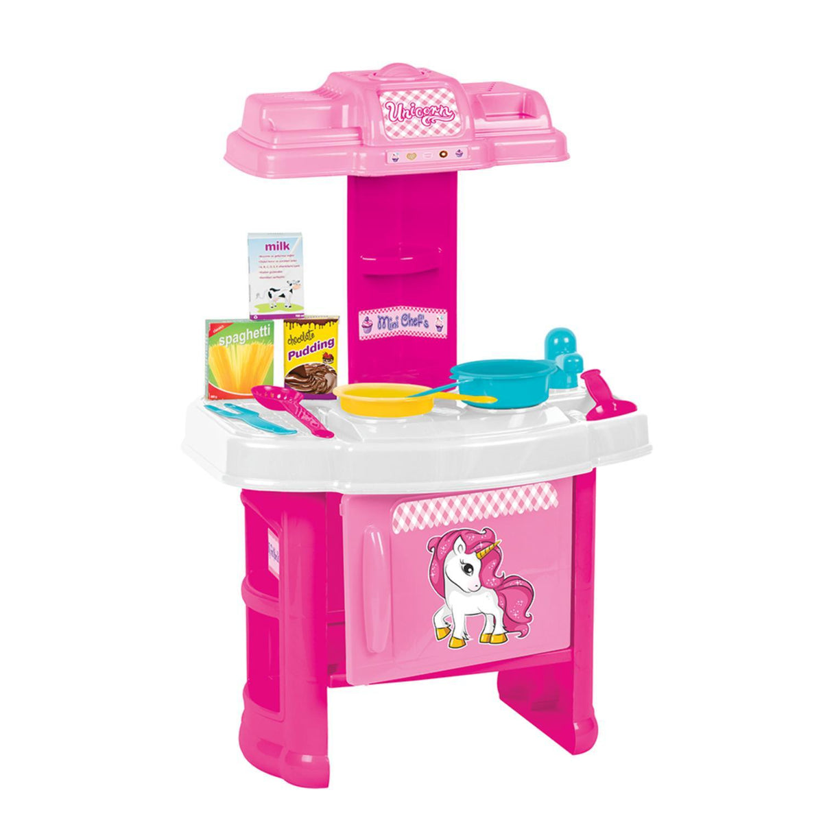 Cocina Unircornio 64x27x41 cm. + 19 accesorios. Dolu