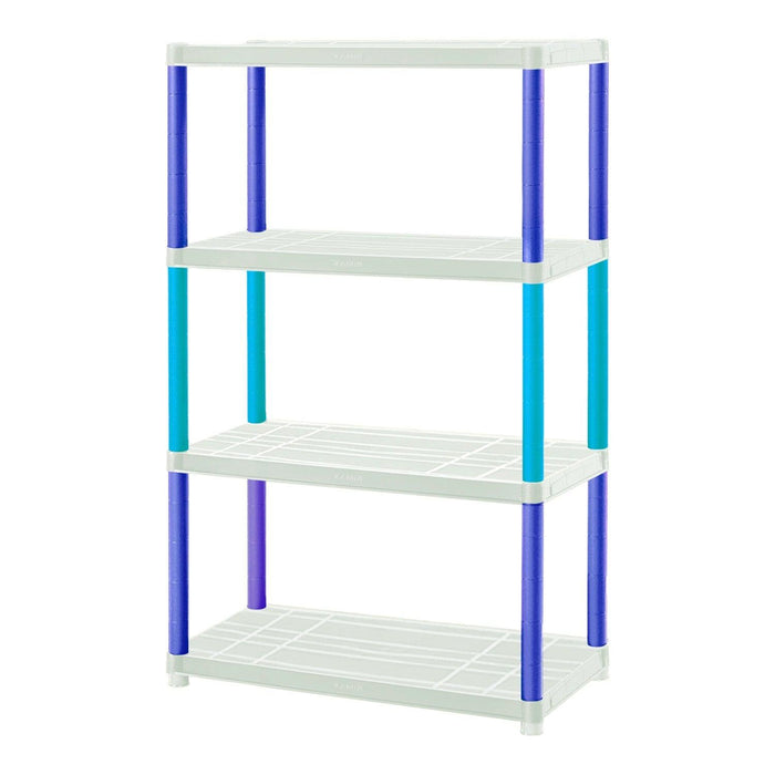 Estante Repisa Rack plastico 4 Niveles 61x30x129cm Rimax