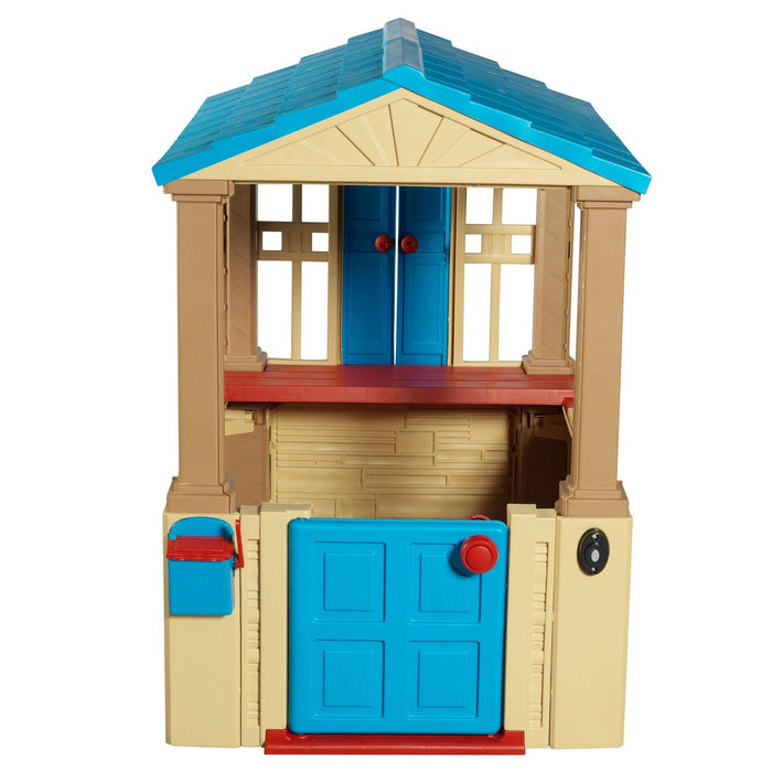 Casa De Juegos Beige/Azul 103x77x110 Cms American Plastic