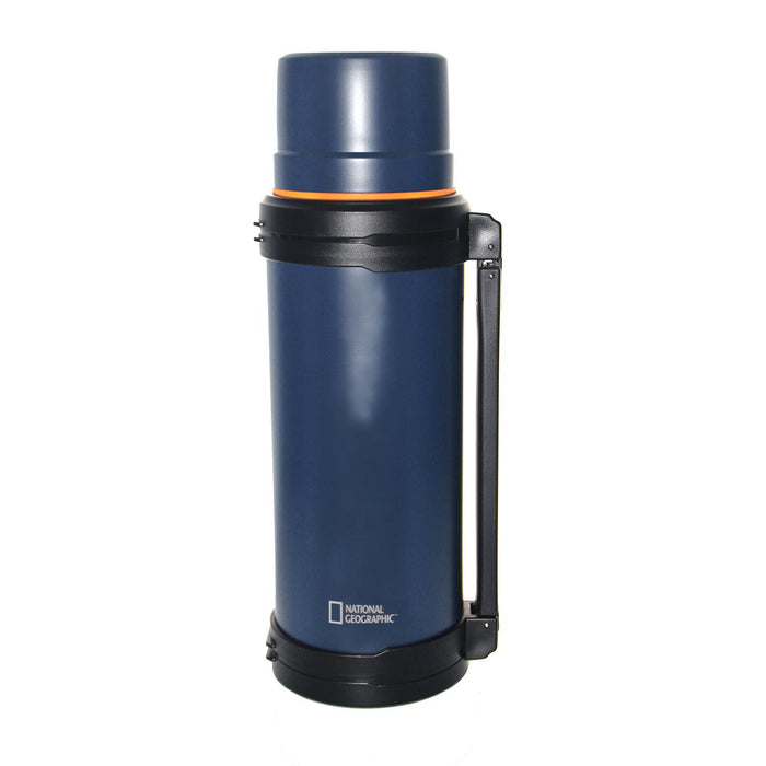 Termo Agua Acero Inox Mango Movible Tapa Stopper 1.8L Azul