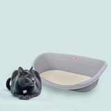 Cama Plastica Gato Perro XL con cojin 100x66x31cm Cool Pets