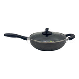 Sartén Wok Aluminio Con Tapa Y Manilla Clairborne 26 Cm / 3.3 L / 2.5mm Oster