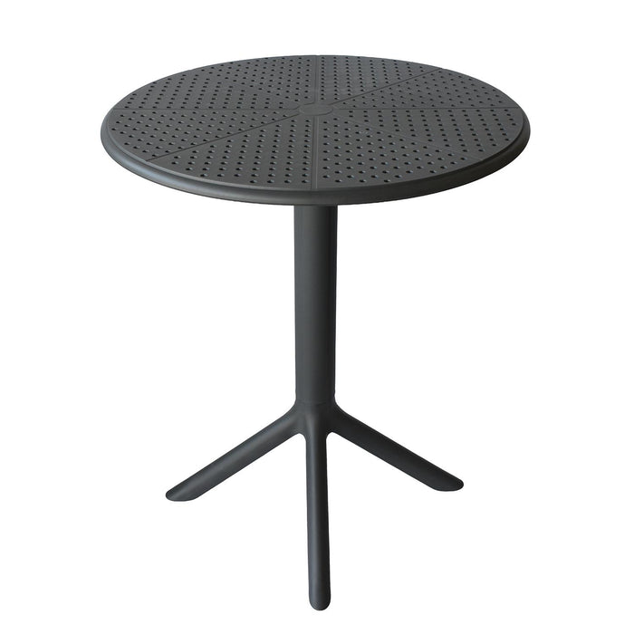 Mesa Cocina Terraza Jardín Redonda Rostad 77x60x60cm Gris