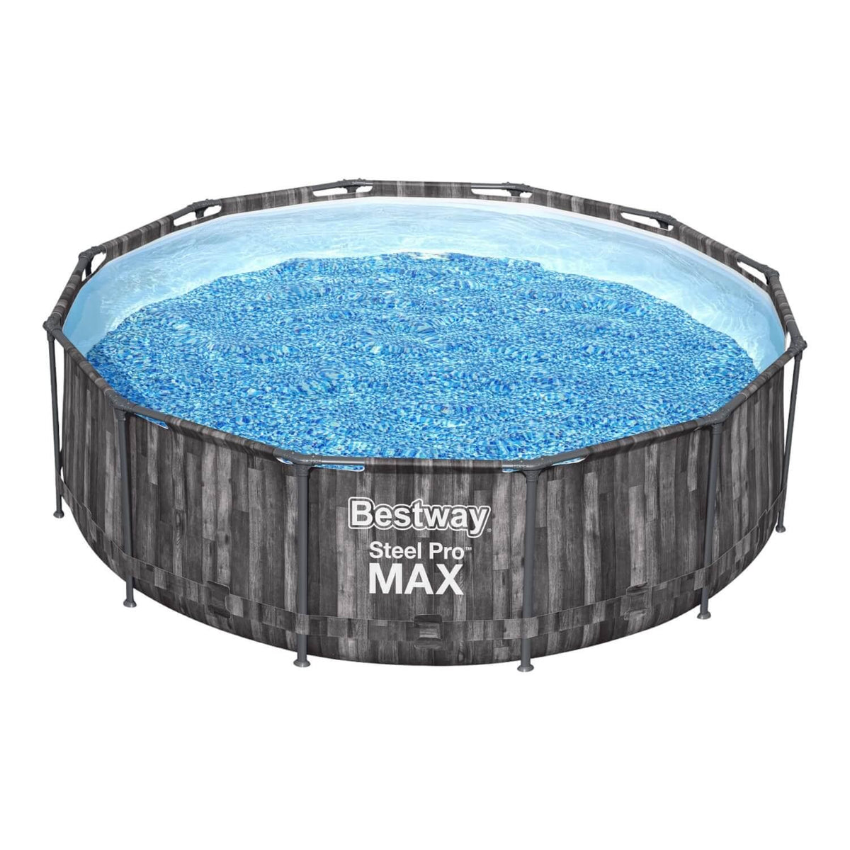 Piscina Bestway Redonda Steel ProMax Filtro+Acces 3.66X1.00M
