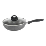 Sartén Wok Aluminio Con Tapa Clairborne 24 Cm / 2.5mm Oster