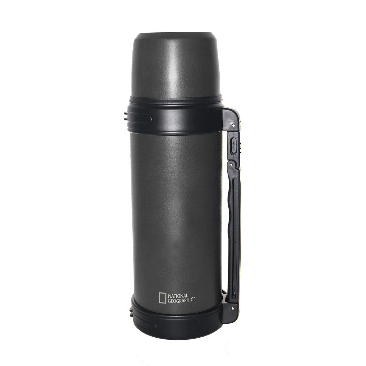Termo Agua Acero Inox Mango Movible Tapa Stopper 1.8L Gris