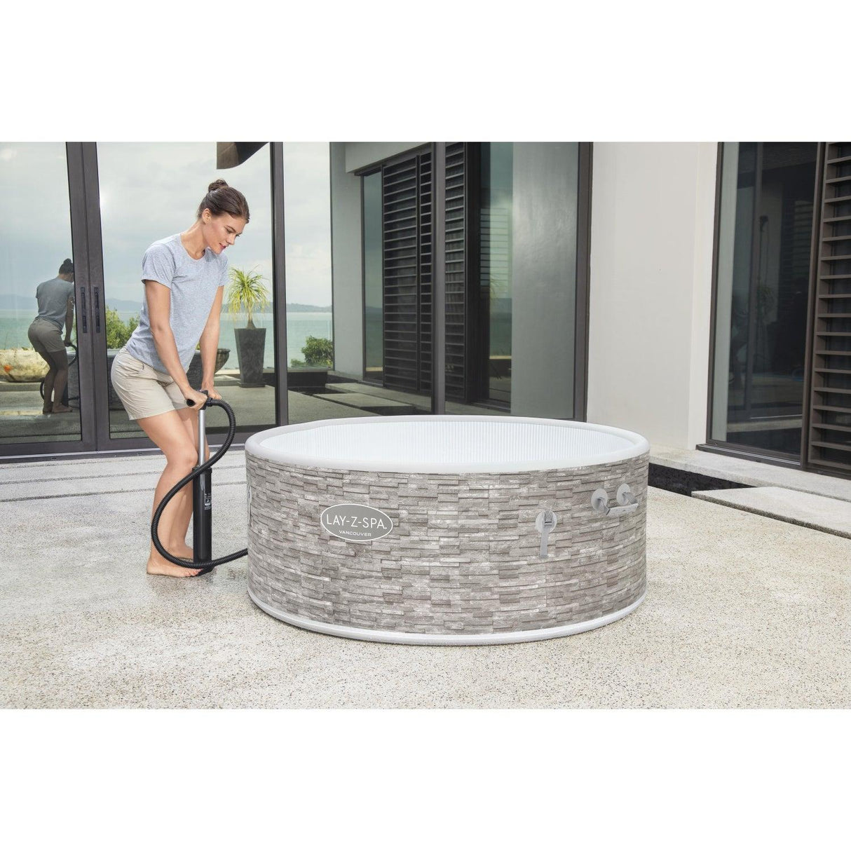 Hot Tub Spa Jacuzzi Inflable Vancouver 5 Personas Bestway