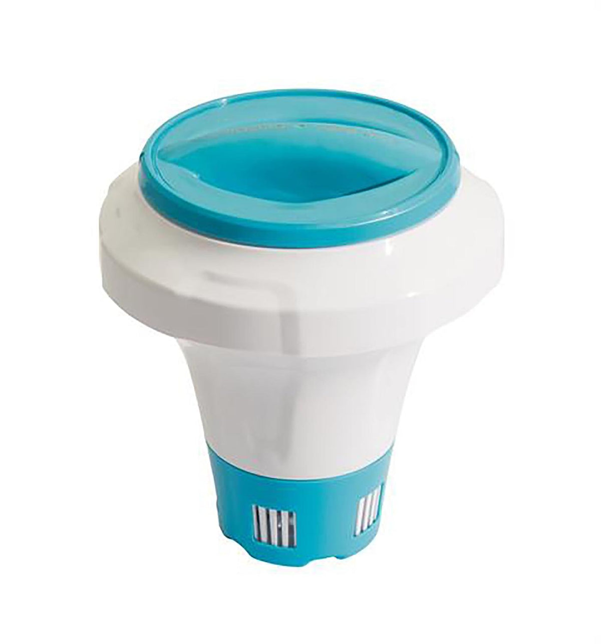 Porta Cloro Flotante Flowclear™ 21.0Cm Con Guante Chemguard ™ Bestway
