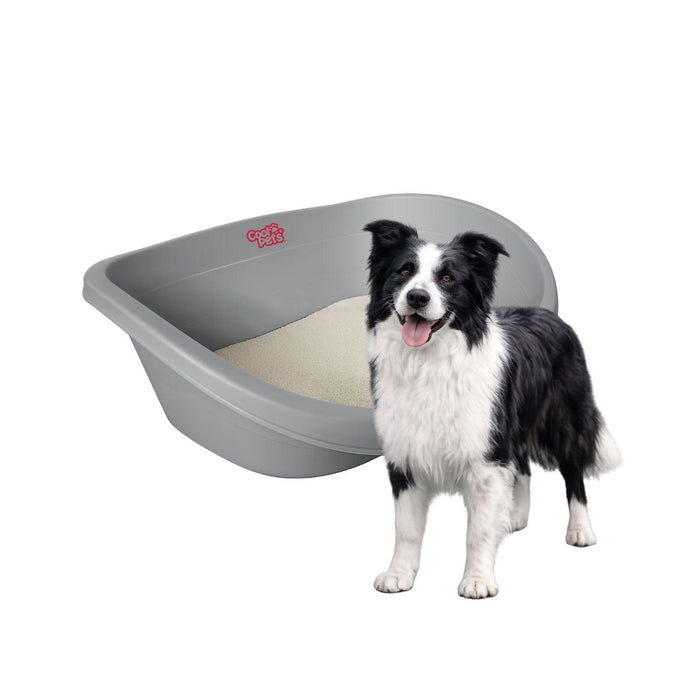 Cama Plastica Gato Perro L con cojin 80x55x25cm Cool Pets