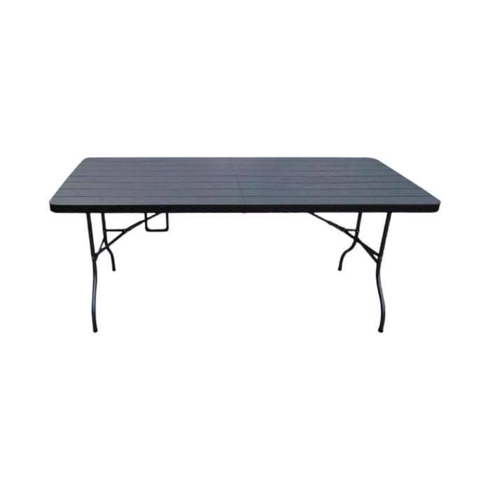Mesa Plegable Rectangular 180x73 Cms Color Negro Northwest
