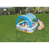 Piscina Inflable Bestway Con Toldo Desmontable 140x140x114cm