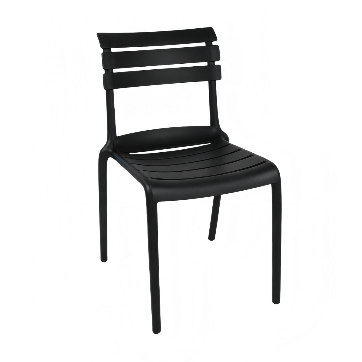 Silla Plástico Apilable Bergen Negra 82x55x43 Escandinavia